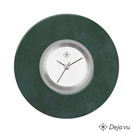 Deja vu Uhr, Schmuckscheiben, Acryl einfarbig, blau-t�rkis, K 453 u
