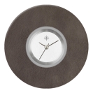 Deja vu Uhr, Schmuckscheiben, Acryl (Kombischeiben einfarbig), schwarz-grau-silber, K 454 e