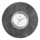 Deja vu watch, jewelry discs, acrylic, black-grey-silver, K 456 e  Deja vu watch, jewelry discs, acrylic, black-grey-silver, K 456 e