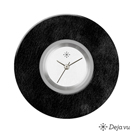 Deja vu watch, jewelry discs, acrylic, black-grey-silver, K 457 u  Deja vu watch, jewelry discs, acrylic, black-grey-silver, K 457 u