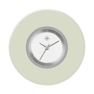 Deja vu Uhr, Schmuckscheiben, Acryl einfarbig, schwarz-grau-silber, K 459 u