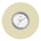 Deja vu Uhr, Schmuckscheiben, Acryl einfarbig, braun-gold, K 466 e  Deja vu Uhr, Schmuckscheiben, Acryl einfarbig, braun-gold, K 466 e