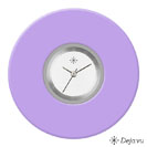 Deja vu watch, jewelry discs, acrylic, purple-pink, K 46 e
