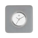 Deja vu Uhr, Schmuckscheiben, Acryl (Kombischeiben einfarbig), schwarz-grau-silber, K 481