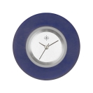 Deja vu Uhr, Schmuckscheiben, Acryl einfarbig, blau-trkis, K 490