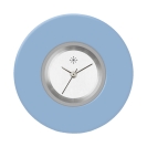 Deja vu Uhr, Schmuckscheiben, Acryl einfarbig, blau-t�rkis, K 49 u