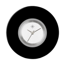 Deja vu watch, jewelry discs, acrylic, black-grey-silver, K 4 u
