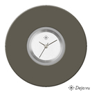 Deja vu Uhr, Schmuckscheiben, Acryl (Kombischeiben einfarbig), schwarz-grau-silber, K 502 e