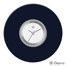 Deja vu Uhr, Schmuckscheiben, Acryl einfarbig, blau-t�rkis, K 514 e