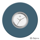 Deja vu Uhr, Schmuckscheiben, Acryl einfarbig, blau-t�rkis, K 515 e