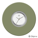 Deja vu watch, jewelry discs, acrylic, green-yellow, K 518 e