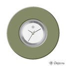 Deja vu watch, jewelry discs, acrylic, green-yellow, K 518 u