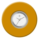 Deja vu watch, jewelry discs, acrylic, red-orange, K 520 e