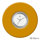 Deja vu Uhr, Schmuckscheiben, Acryl (Kombischeiben einfarbig), grn-gelb, K 520 u