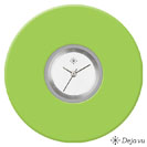 Deja vu watch, jewelry discs, acrylic, green-yellow, K 56 a