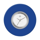 Deja vu Uhr, Schmuckscheiben, Acryl (Kombischeiben einfarbig), blau-trkis, K 61 u