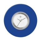 Deja vu Uhr, Schmuckscheiben, Acryl einfarbig, blau-t�rkis, K 61 u
