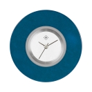 Deja vu Uhr, Schmuckscheiben, Acryl einfarbig, blau-t�rkis, K 67