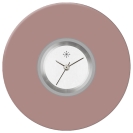 Deja vu Uhr, Schmuckscheiben, Acryl (Kombischeiben einfarbig), lila-rosa, K 79 a