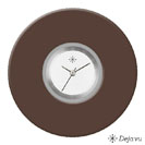 Deja vu watch, jewelry discs, acrylic, brown-gold, K 7 e