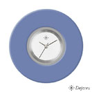 Deja vu Uhr, Schmuckscheiben, Acryl einfarbig, blau-t�rkis, K 86-1 u