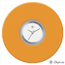 Deja vu watch, jewelry discs, acrylic, red-orange, K 87-1 a