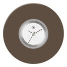 Deja vu watch, jewelry discs, acrylic, brown-gold, K 93-1 e