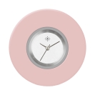 Deja vu Uhr, Schmuckscheiben, Acryl einfarbig, lila-rosa, K 9 u  Deja vu Uhr, Schmuckscheiben, Acryl einfarbig, lila-rosa, K 9 u