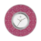 Deja vu watch, jewelry discs, Print-Design, purple-pink, Kd 22