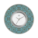 Deja vu watch, jewelry discs, Print-Design, blue-turquoise, Kd 24