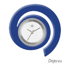 Deja vu watch, jewelry discs, acrylic, blue-turquoise, KF 1