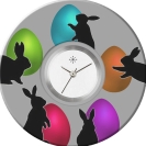 Deja vu Uhr, Schmuckscheiben, Osterscheiben, L 1200