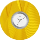 Deja vu watch, jewelry discs, Print-Design, green-yellow, L 123-3