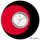 Deja vu watch, jewelry discs, Print-Design, red-orange, L 144-2