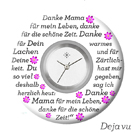 Deja vu Uhr, Schmuckscheiben, Muttertag, L 1512