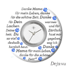 Deja vu Uhr, Schmuckscheiben, Muttertag, L 1513