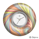 Deja vu watch, jewelry discs, Print-Design, colorful, L 151-3