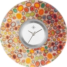 Deja vu watch, jewelry discs, Print-Design, colorful, L 175-1