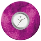 Deja vu Uhr, Schmuckscheiben, Print-Design, bunt, L 201-3