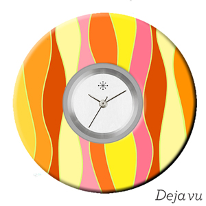 Deja vu Uhr, Schmuckscheiben, Knstlerscheiben, L 2198