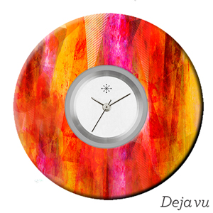 Deja vu Uhr, Schmuckscheiben, Knstlerscheiben, L 2199