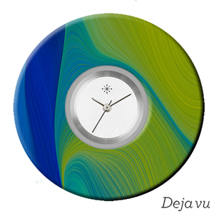 Deja vu Uhr, Schmuckscheiben, Knstlerscheiben, L 2200