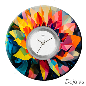 Deja vu Uhr, Schmuckscheiben, Knstlerscheiben, L 2204