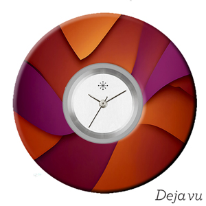 Deja vu Uhr, Schmuckscheiben, Knstlerscheiben, L 2205