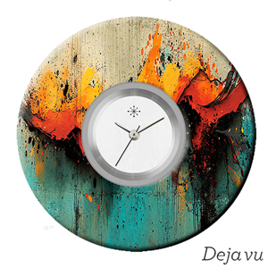 Deja vu Uhr, Schmuckscheiben, Knstlerscheiben, L 2206