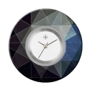 Deja vu Uhr, Schmuckscheiben, Print-Design, schwarz-grau-wei�, L 220-1