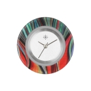 Deja vu Uhr, Schmuckscheiben, Print-Design, bunt, L 3010