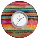 Deja vu watch, jewelry discs, Print-Design, colorful, L 325-2