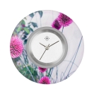 Deja vu watch, jewelry discs, Print-Design, purple-pink, L 365