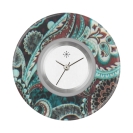 Deja vu watch, jewelry discs, Print-Design, colorful, L 4002